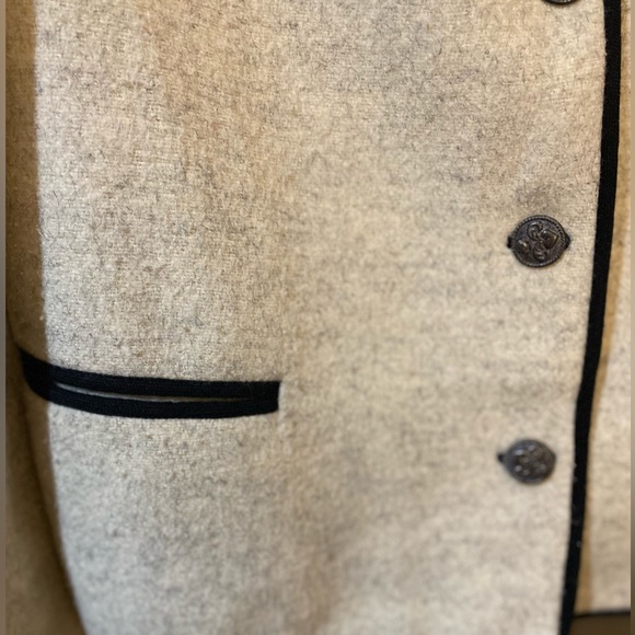 Vintage Boos Wool Button-up Jacket - Size 42 (10) - Picture 3 of 6